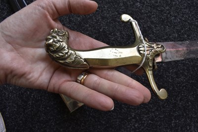 Lot A VICTORIAN BANDSMAN'S SWORD