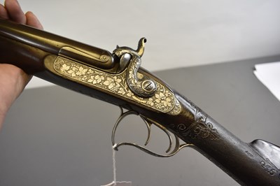 Lot 226 - A FINE QUALITY 14-BORE DOUBLE BARRELLED ITALIAN SPORTING GUN