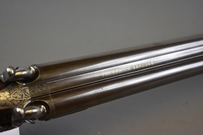 Lot 226 - A FINE QUALITY 14-BORE DOUBLE BARRELLED ITALIAN SPORTING GUN