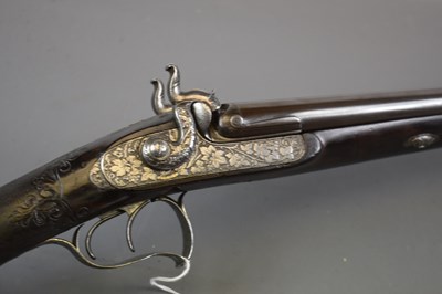 Lot 226 - A FINE QUALITY 14-BORE DOUBLE BARRELLED ITALIAN SPORTING GUN