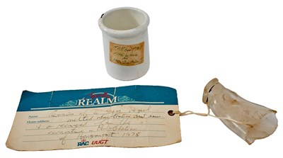 Lot OF BATTLE OF WATERLOO INTEREST: TWO RELICS FROM THE BATTLEFIELD