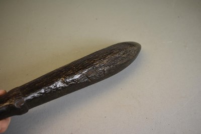 Lot 119 - A SCARCE 19TH CENTURY PACIFIC ISLANDS HAND CLUB
