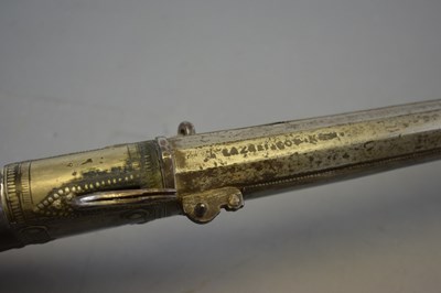 Lot 160 - A 19TH CENTURY 20-BORE ARABIAN MATCHLOCK LONGGUN, POSSIBLY OMAN