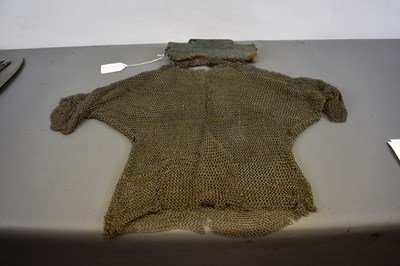 Lot 36 - A 19TH CENTURY INDIAN SIKH MAIL SHIRT FOR A BOY