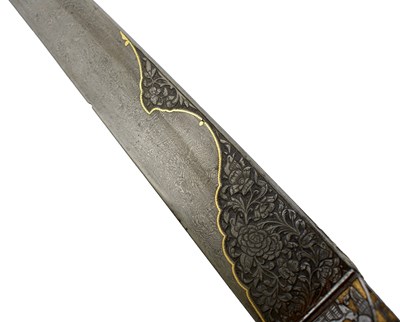 Lot 86 - A FINE LATE 18TH CENTURY OR EARLY 19TH CENTURY PERSIAN KARD