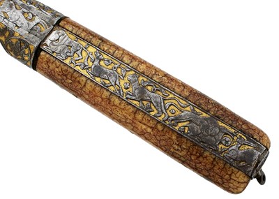 Lot 86 - A FINE LATE 18TH CENTURY OR EARLY 19TH CENTURY PERSIAN KARD
