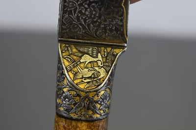 Lot 86 - A FINE LATE 18TH CENTURY OR EARLY 19TH CENTURY PERSIAN KARD