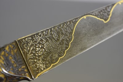 Lot 86 - A FINE LATE 18TH CENTURY OR EARLY 19TH CENTURY PERSIAN KARD