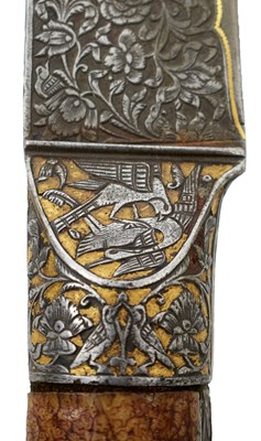 Lot 86 - A FINE LATE 18TH CENTURY OR EARLY 19TH CENTURY PERSIAN KARD