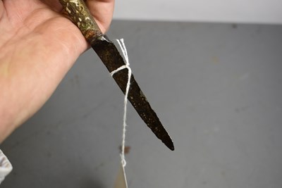 Lot 886 - AN ELIZABETHAN KNIFE