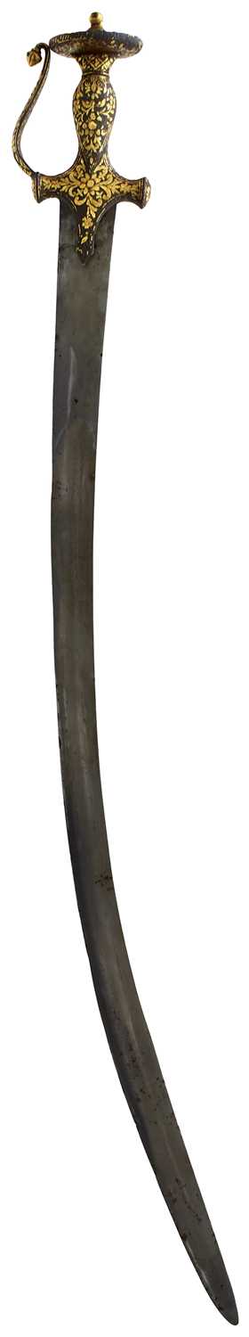 Lot 48 - A LATE 18TH CENTURY INDIAN SIKH TULWAR