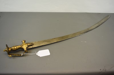 Lot 48 - A LATE 18TH CENTURY INDIAN SIKH TULWAR