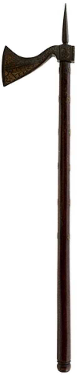 Lot 65 - A 19TH CENTURY INDIAN AXE