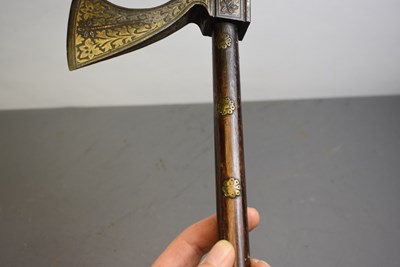 Lot 65 - A 19TH CENTURY INDIAN AXE