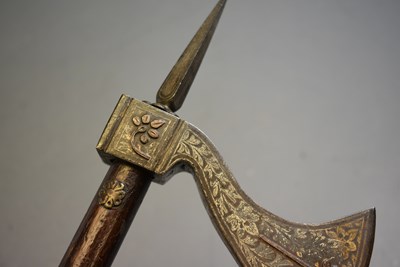 Lot 65 - A 19TH CENTURY INDIAN AXE